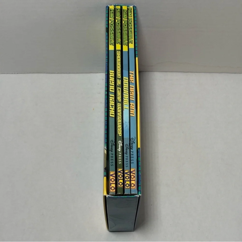 Disney Channel Kim Possible Junior Novel Box Set Books 1-4
